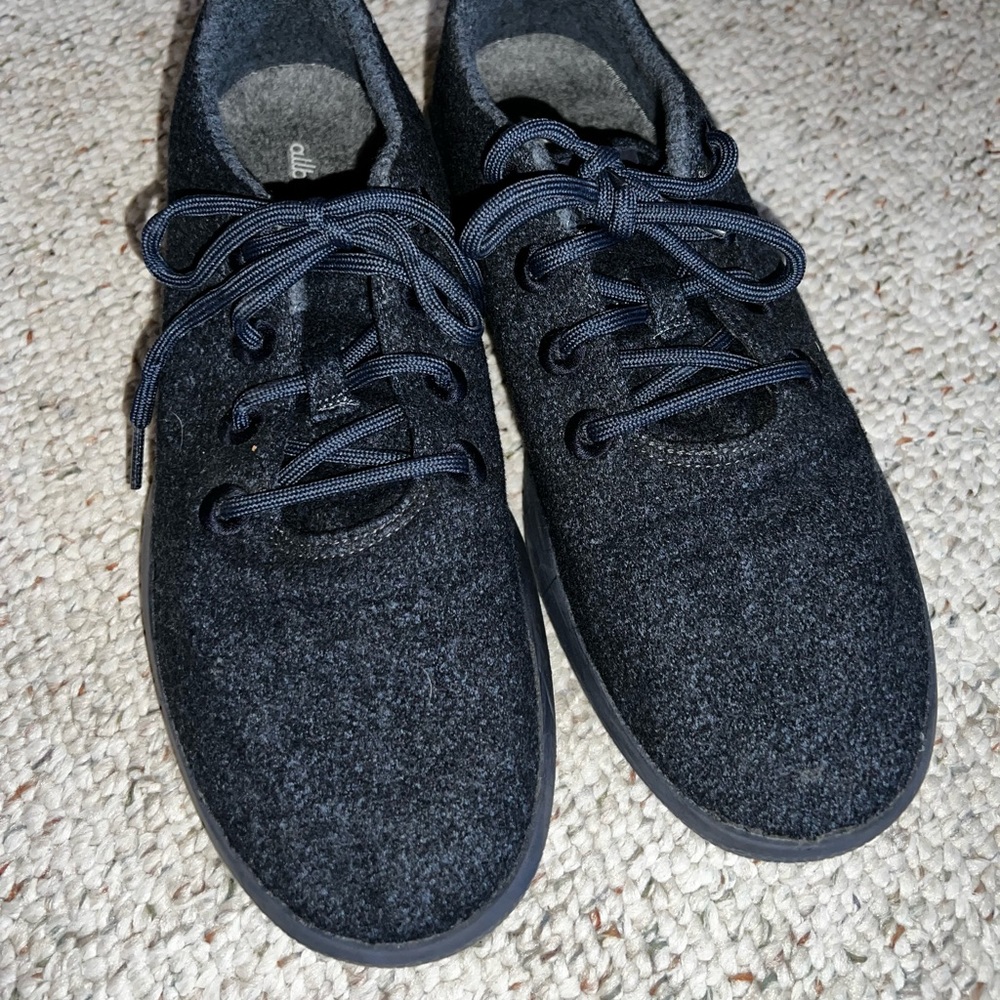 Allbirds Men’s Wool Runners - color: Savanna Night (navy sole)